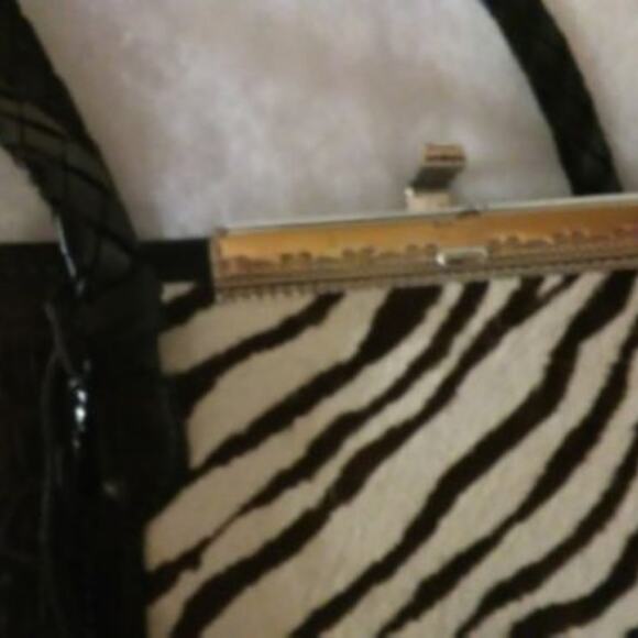 Brighton used Vintage Zebra handbag authentic-JSP4 - Picture 2 of 7